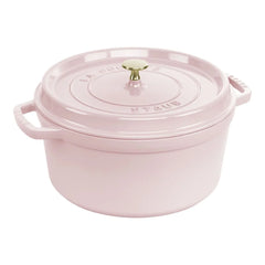 7 qt, Round, Dutch Oven, Pink Peony