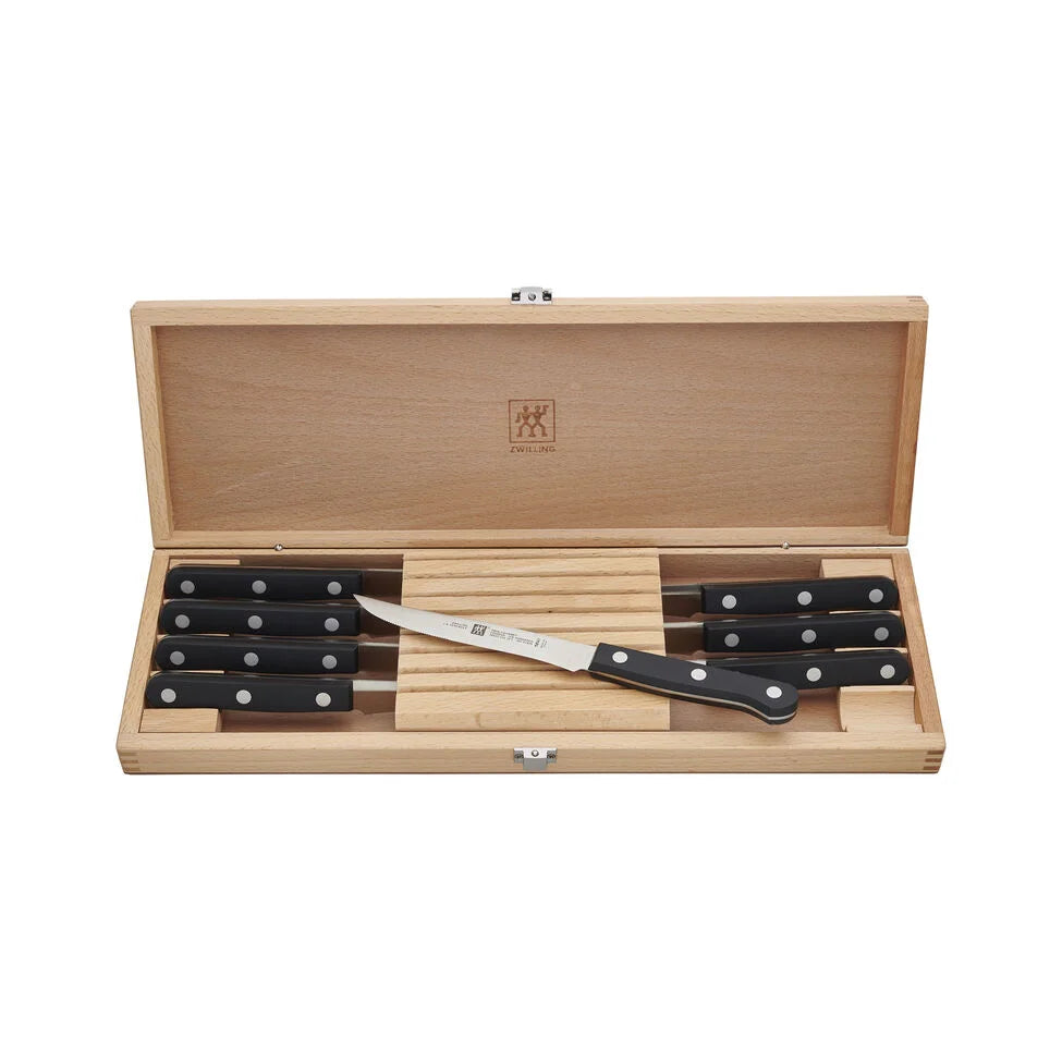 8-pc, Steak Knife Set With Wood Presentation Case