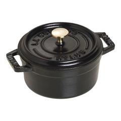 0.25 qt, Mini Round Dutch Oven, black matte