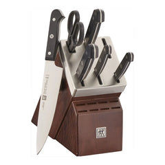 7-pc, Self-Sharpening Knife Block Set , brown