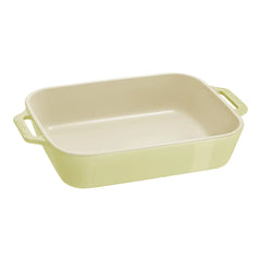 2-pc, Rectangular Baking Dish Set Macaron, light green