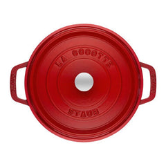 7 qt, Round, Dutch Oven, Cherry