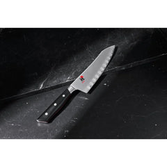 7-inch Rocking Santoku, Hollow Edge
