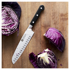 7-inch, Hollow Edge Slim Santoku Knife