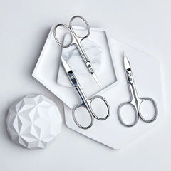 Combination Nail Scissors - Shiny Stainless Steel