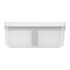 M, Vacuum Lunch Box, Plastic, Semitransparent-grey