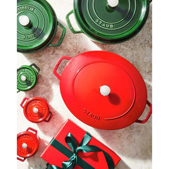 6.25 qt, Wide Oval Dutch Oven, cherry