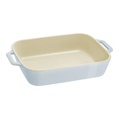 2-pc, Rectangular Baking Dish Set Macaron, light blue