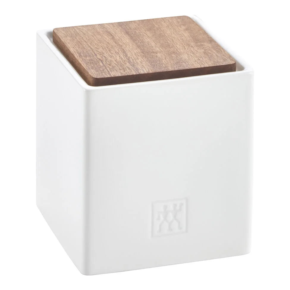 0.9 qt, Ceramic, Medium Box With Herb Pot And Lid