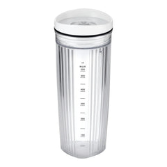 Personal Blender Jar With Drinking Lid And Vacuum Lid - White