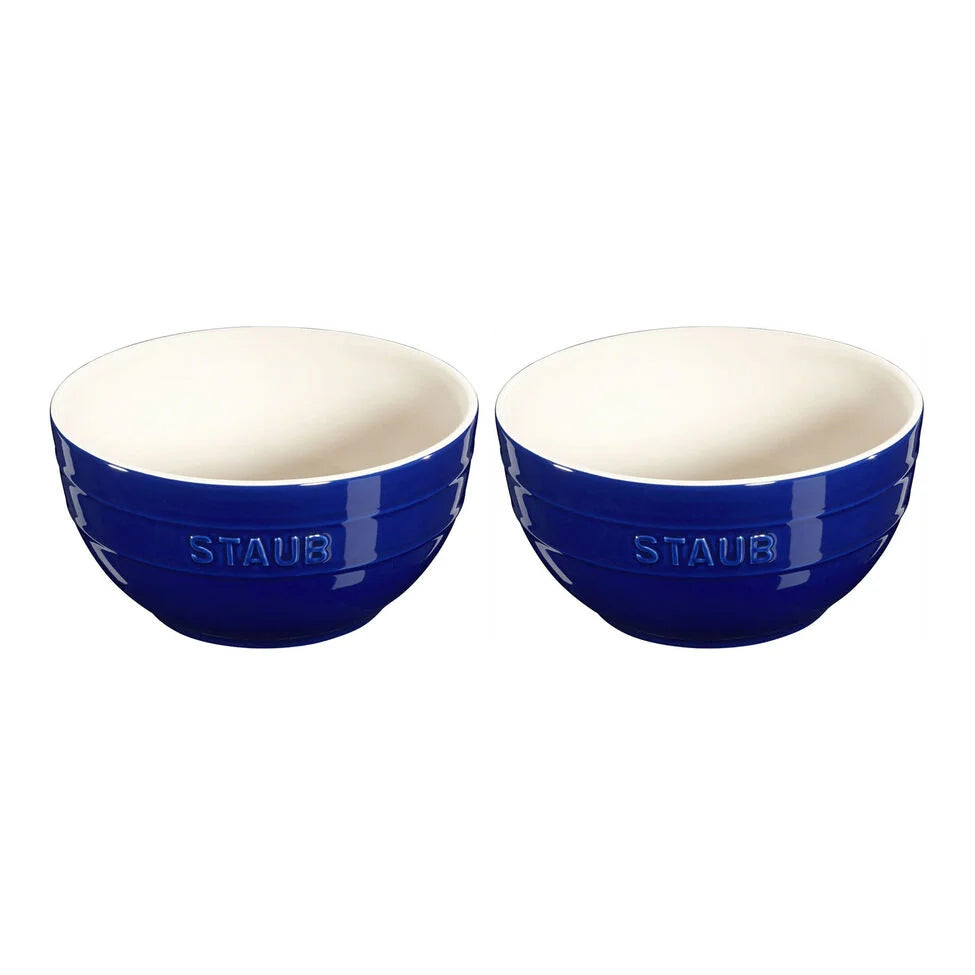 6.5-inch / 2-pc, Large Universal Bowl Set, dark blue