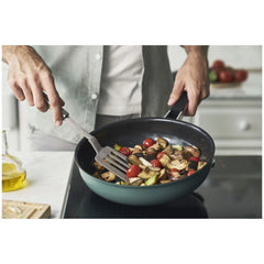 9.5-inch, 18/10 Stainless Steel, Frying Pan Ceramic Non-stick Coating