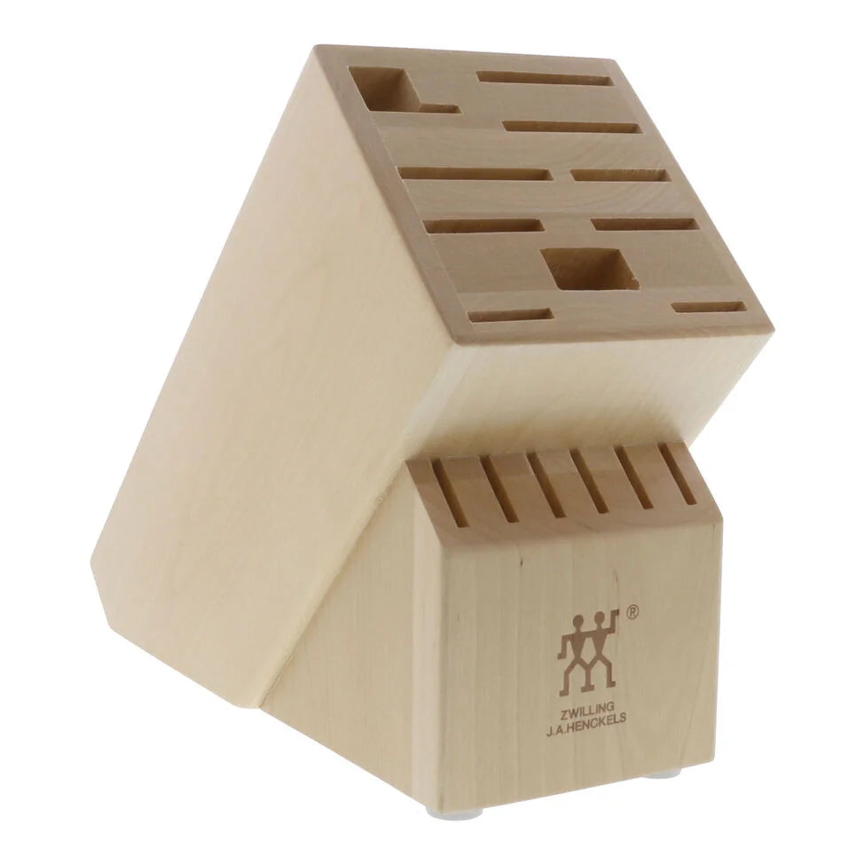 Birch, TWIN Birchwood Knife Block Empty