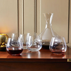 7-pc Stemless Wine Glass And Decanter Set