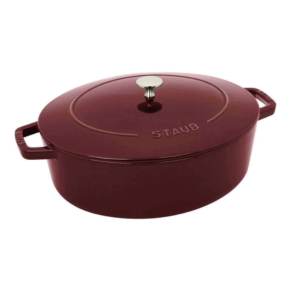 6.25 qt, Wide Oval Dutch Oven , grenadine