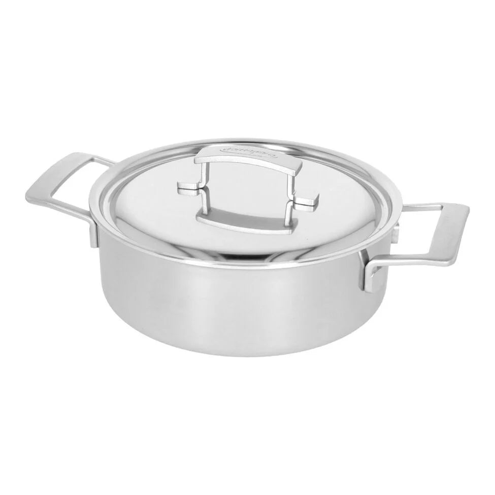 3.5 qt, Deep Sauté Pan With Double Handle And Lid