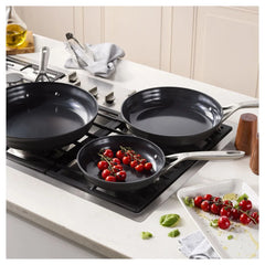 3-pc, Non-stick, Fry Pan Set Ceramic Coating
