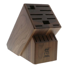 Walnut, TWIN Knife Block Empty