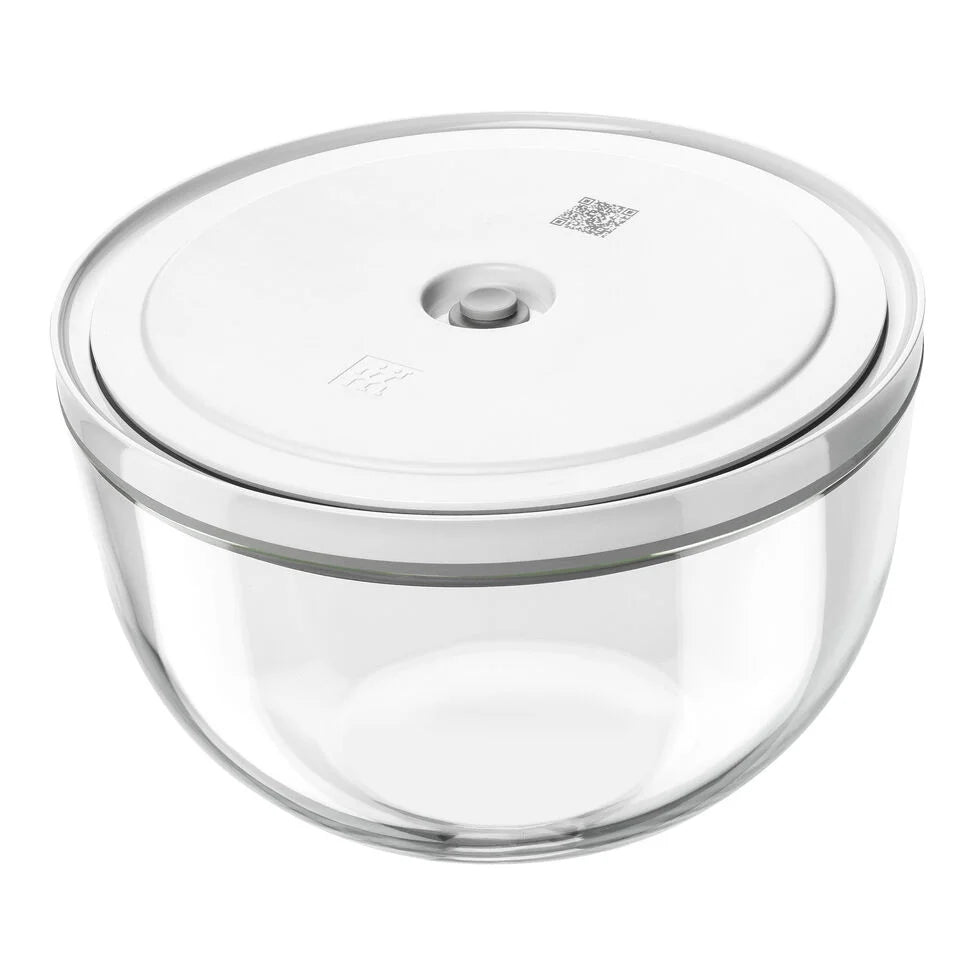 Vacuum bowl L / 24 cm, glass, transparent