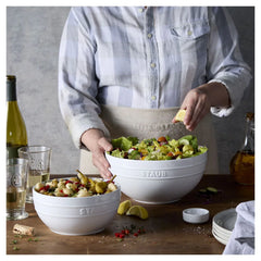 2-pc, Large Mixing Bowl Set, white