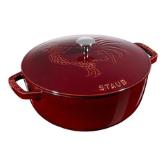 3.75 qt, Essential French Oven Rooster Lid, grenadine