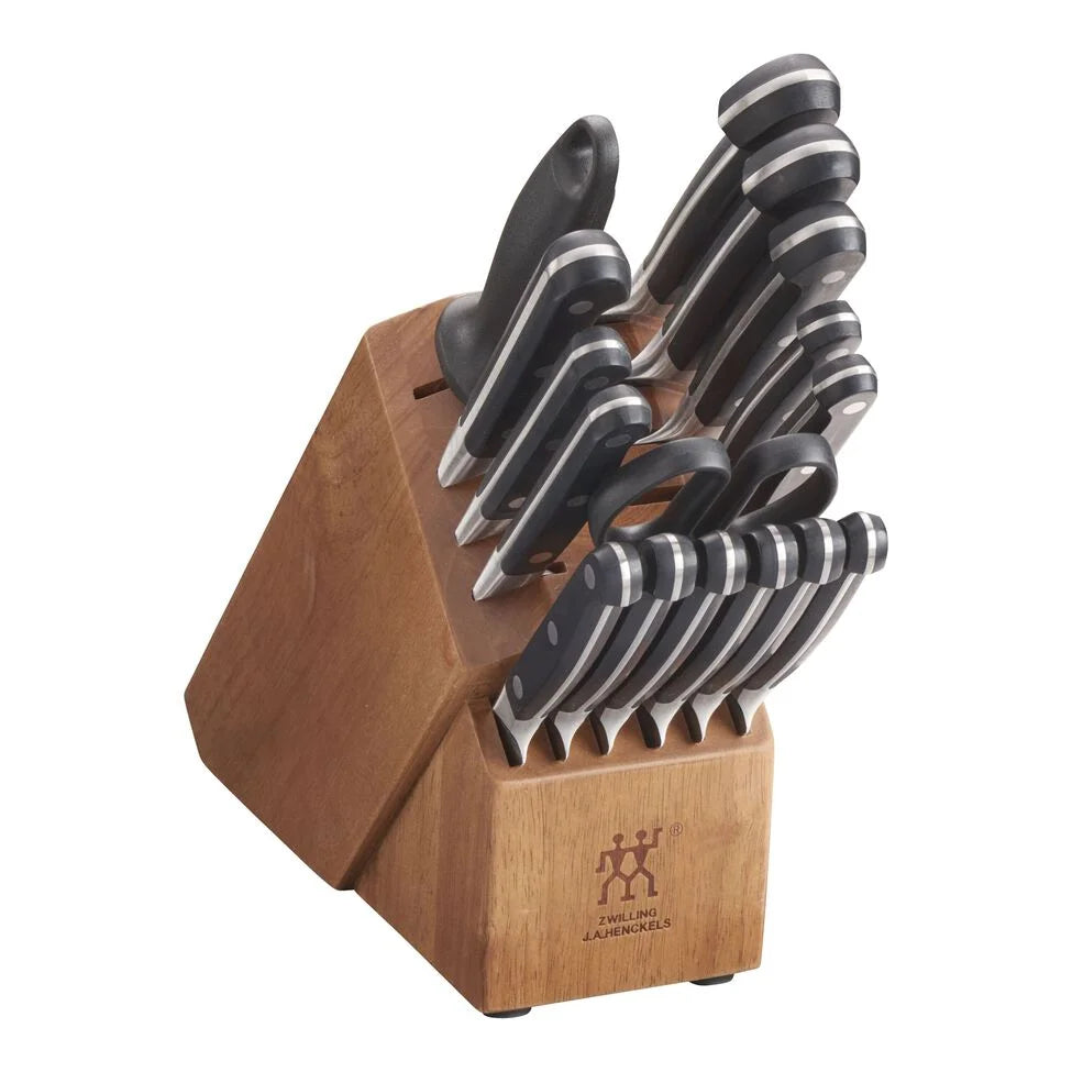 17-pc, Knife block set, natural