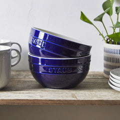 6.5-inch / 2-pc, Large Universal Bowl Set, dark blue