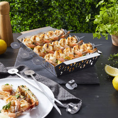 6-pc Kabob Set, Stainless Steel