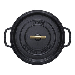 7 qt, Round, Dutch Oven Buster And Punch, Black Matte