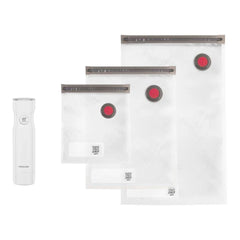 Pump and Bag Set, S/M/L / 4-pc, white