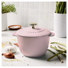1.5 qt, Petite French Oven, Pink Peony