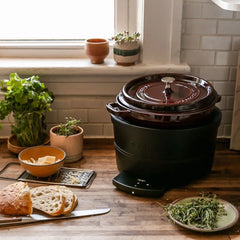 4 qt, Round, Dutch Oven, Grenadine