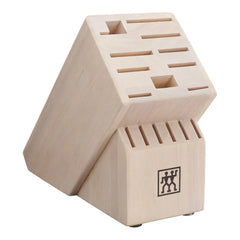 Ash, TWIN Solid White Knife Block Empty