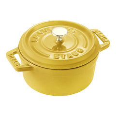 0.25 qt, Mini Round Dutch Oven, citron