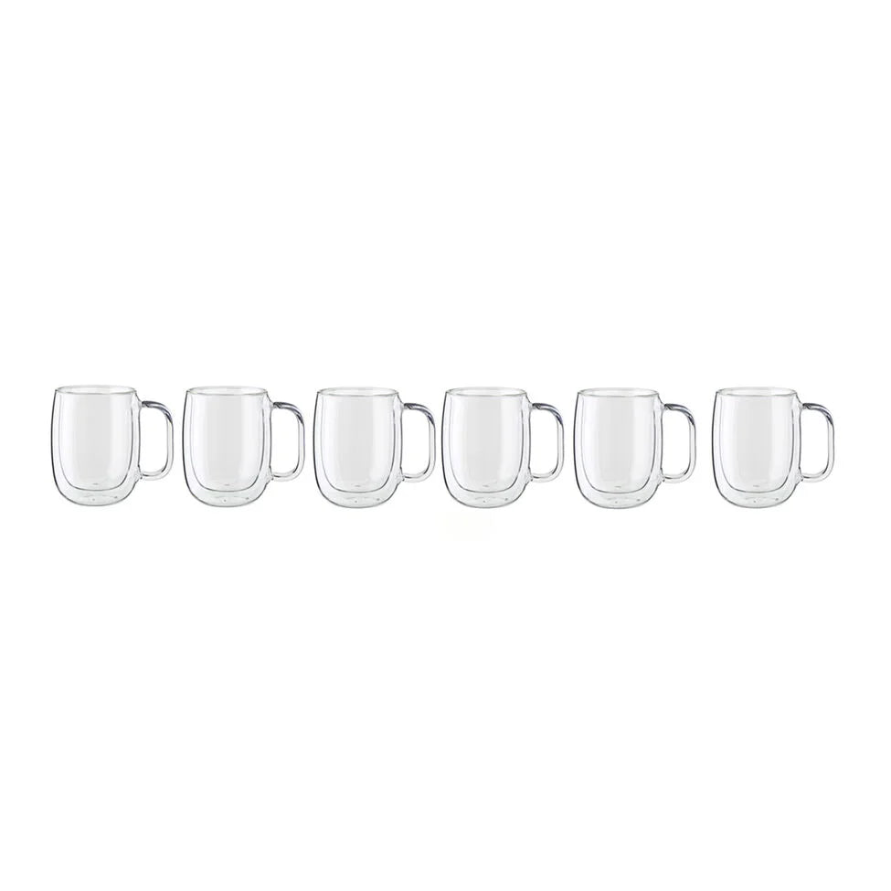 12-oz-/-8-pc  Coffee Glass Mug Set