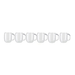 12-oz-/-8-pc  Coffee Glass Mug Set