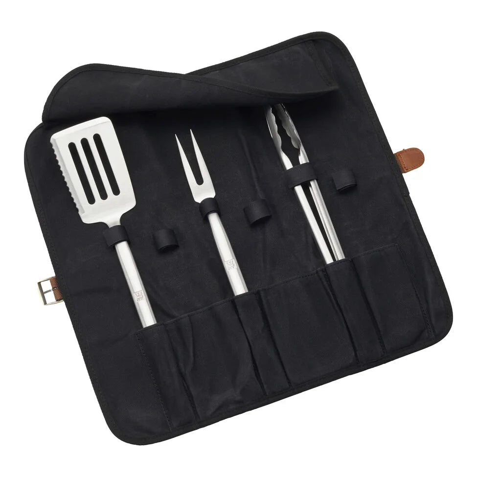 4-pc Grill Tool Set, Stainless Steel