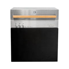 Natural gas grill, black matte