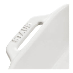13-x 9.5-inch, Rectangular, Baking Dish, White