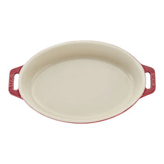 12.25 inch, Oval, Baking Dish, Cherry