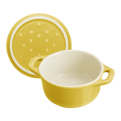 3-pc, Mini Round Dutch Oven Set, citron