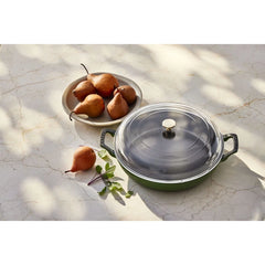 3.5 qt, Saute Pan With Glass Lid, Pistachio