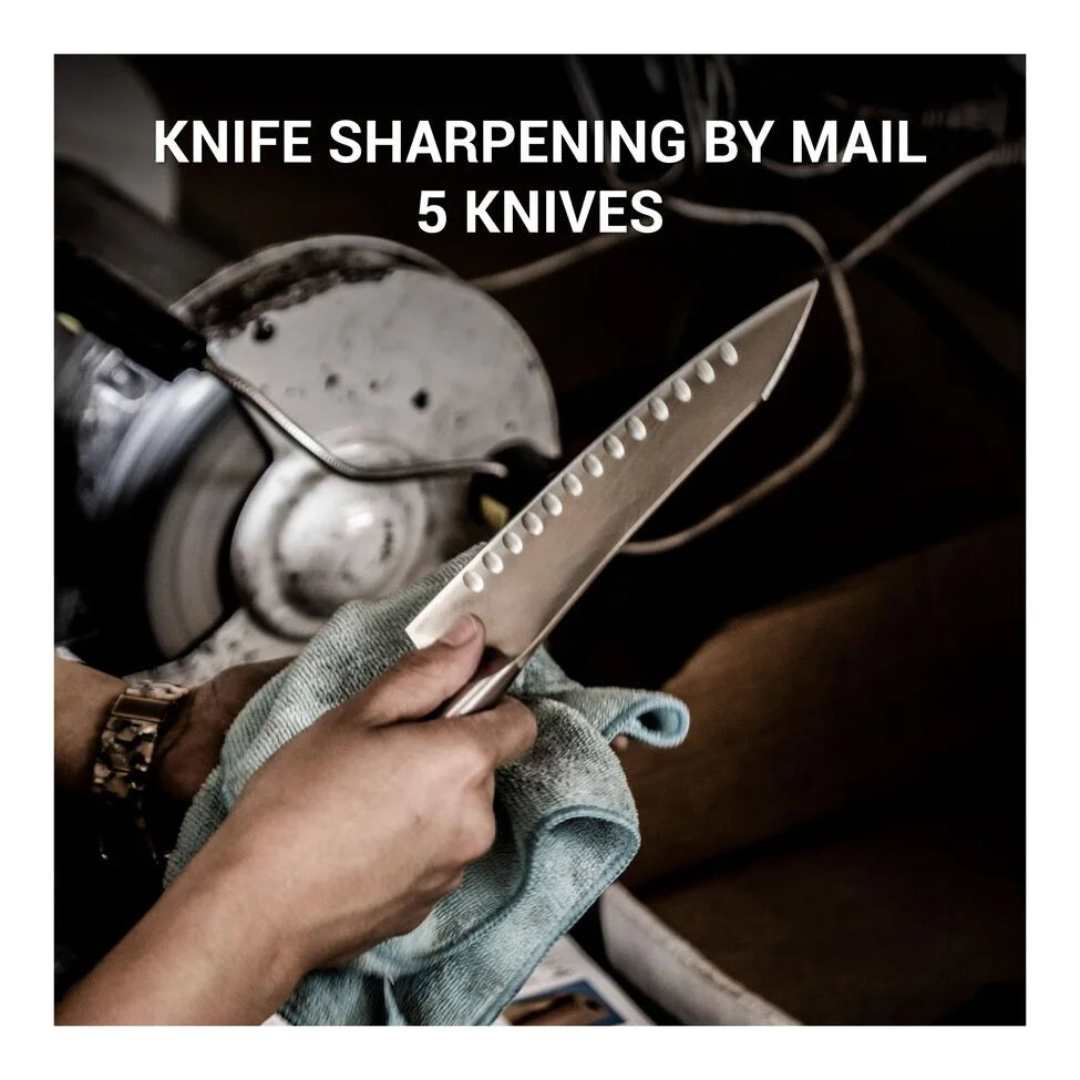 Knife Aid Professional Knife Sharpening by Mail, 5 knives