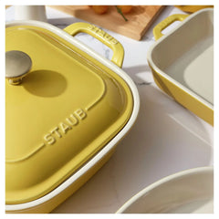 4-pc, Mixed Baking Dish Set, citron