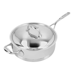 5 qt Sauté Pan With Helper Handle And Lid, 18/10 Stainless Steel