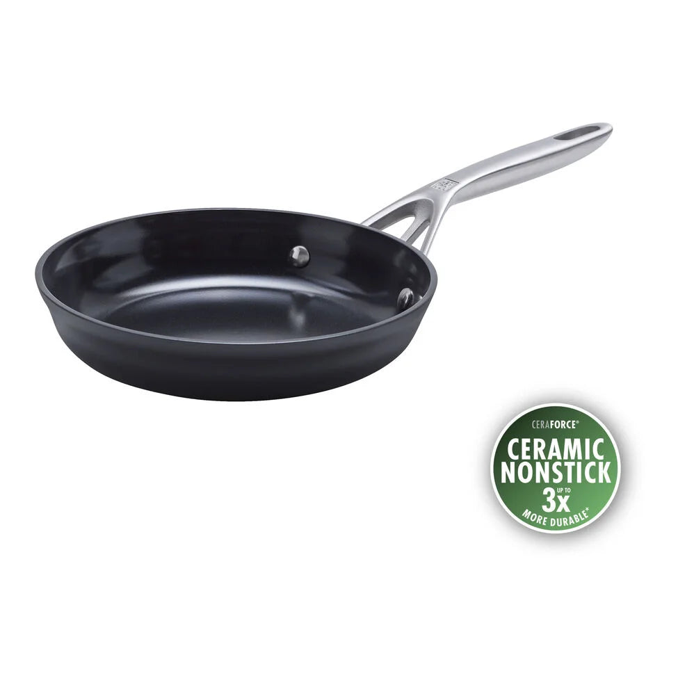 8-inch, Aluminum, Hard Anodized Fry Pan Ceramic Coating