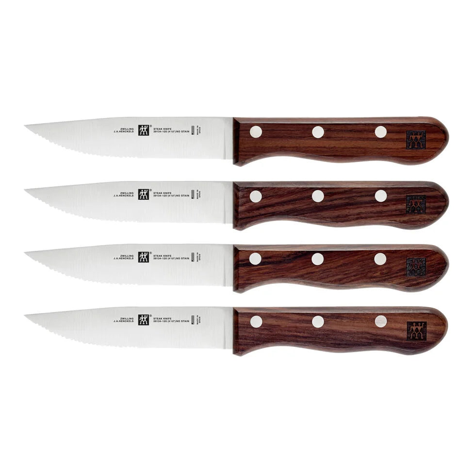 4-pc, Steakhouse Steak Knife Set With Storage Case