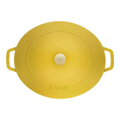 6.25 qt, Wide Oval Dutch Oven, citron
