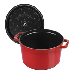 5 qt, Round, Dutch Oven Deep, Cherry - Factory Second