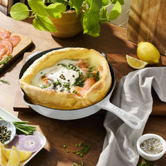 11-inch, Traditional Deep Skillet, Pure-white